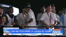 Furor tras la llegada de la Selección Argentina a Buenos Aires