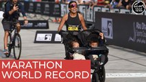 Guinness World Record attempt: Canadian mum in Dubai completes marathon with 2 kids in double pram