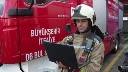 Başkent itfaiyesi, AA'nın "Yılın Fotoğrafları" oylamasına katıldı