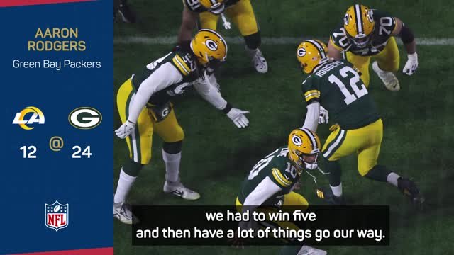 Things are 'looking up' - Rodgers confident Packers can make postseason