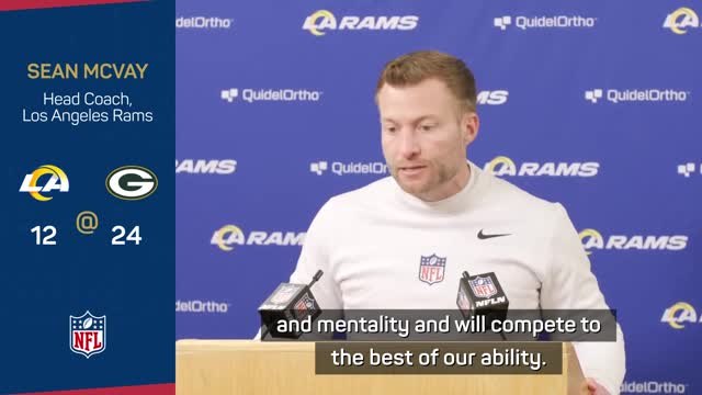 Super Bowl champions 'have been humbled this season' - McVay