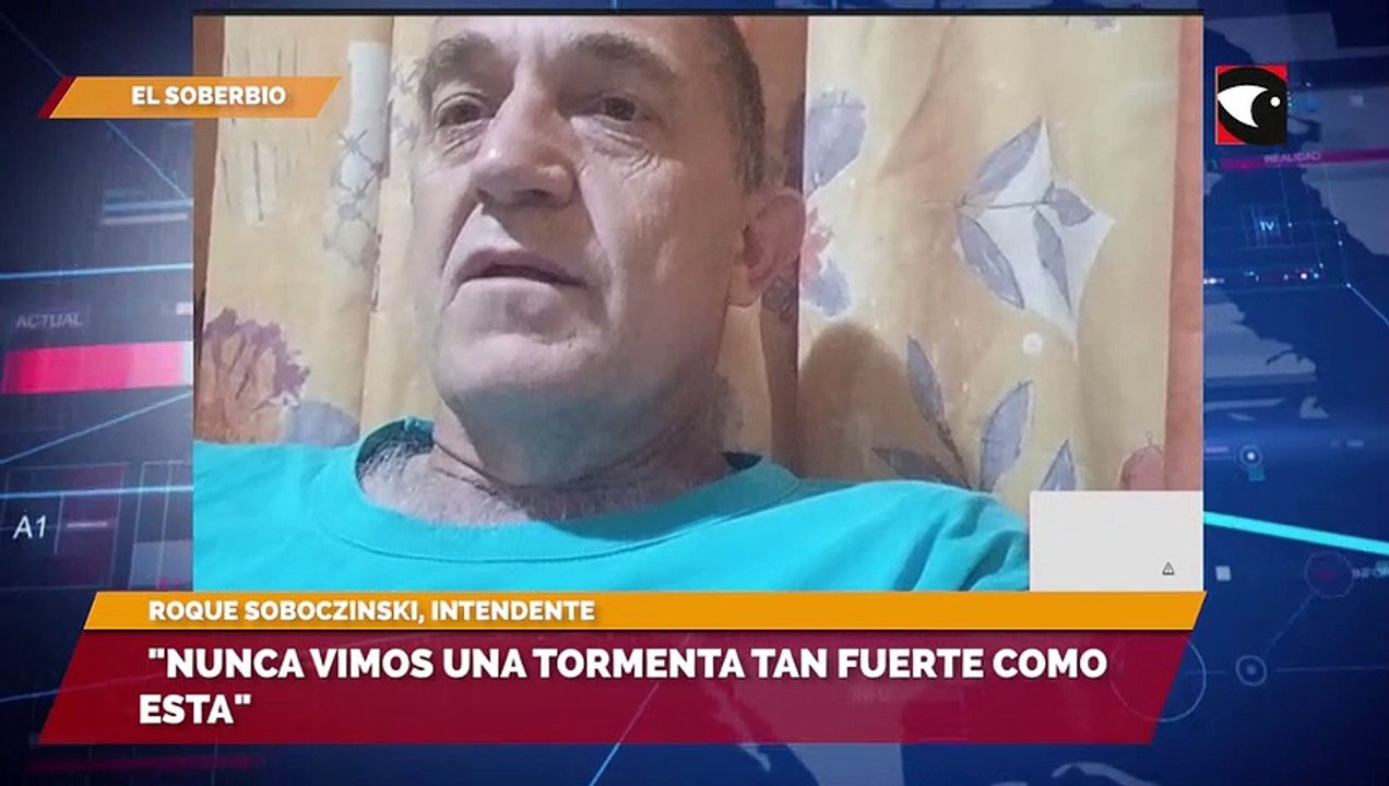 "Nunca vimos una tormenta tan fuerte como esta"