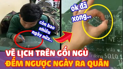 Vẽ lịch "TRÊN GỐI" chú bộ đội đếm từng ngày "RA QUÂN" về ăn Tết cùng gia đình | Thiệt Bất Ngờ