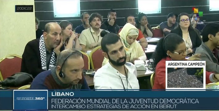 Beirut acogió al Consejo Mundial de la Juventud Democrática
