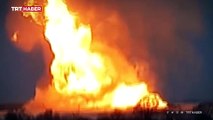 Çuvaşistan'da doğal gaz boru hattında patlama