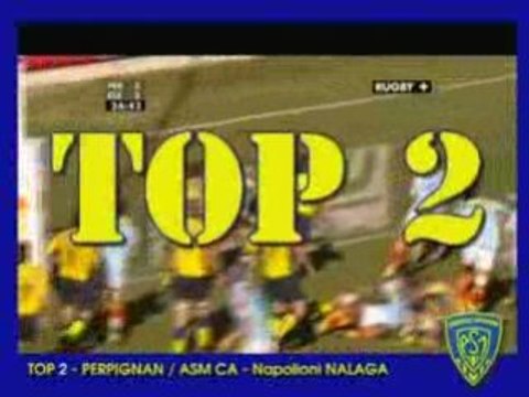 ASM Clermont Auvergne - Rugby - Le Top 5 des essais