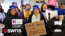 Nurses across England, Wales and Northern Ireland take to the picket lines for second day of strike action