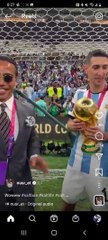 ¡Qué molesto! El chef Salt Bae se prendió al festejo de la Scaloneta con sus bromas típicas