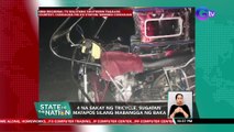 Apat na sakay ng tricycle, sugatan matapos silang mabangga ng baka | SONA