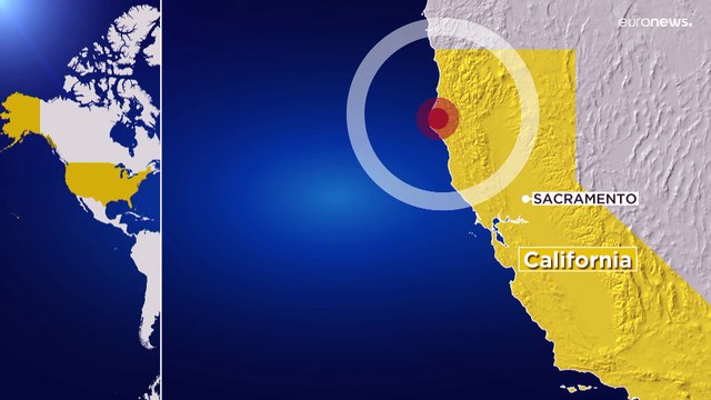 Сильное землетрясение в Калифорнии
