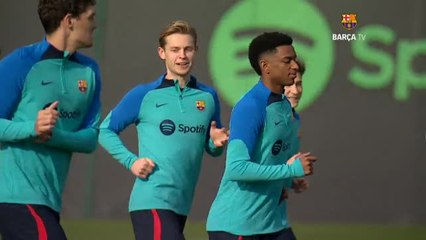 El Barça se prepara para cerrar el año ante el Espanyol
