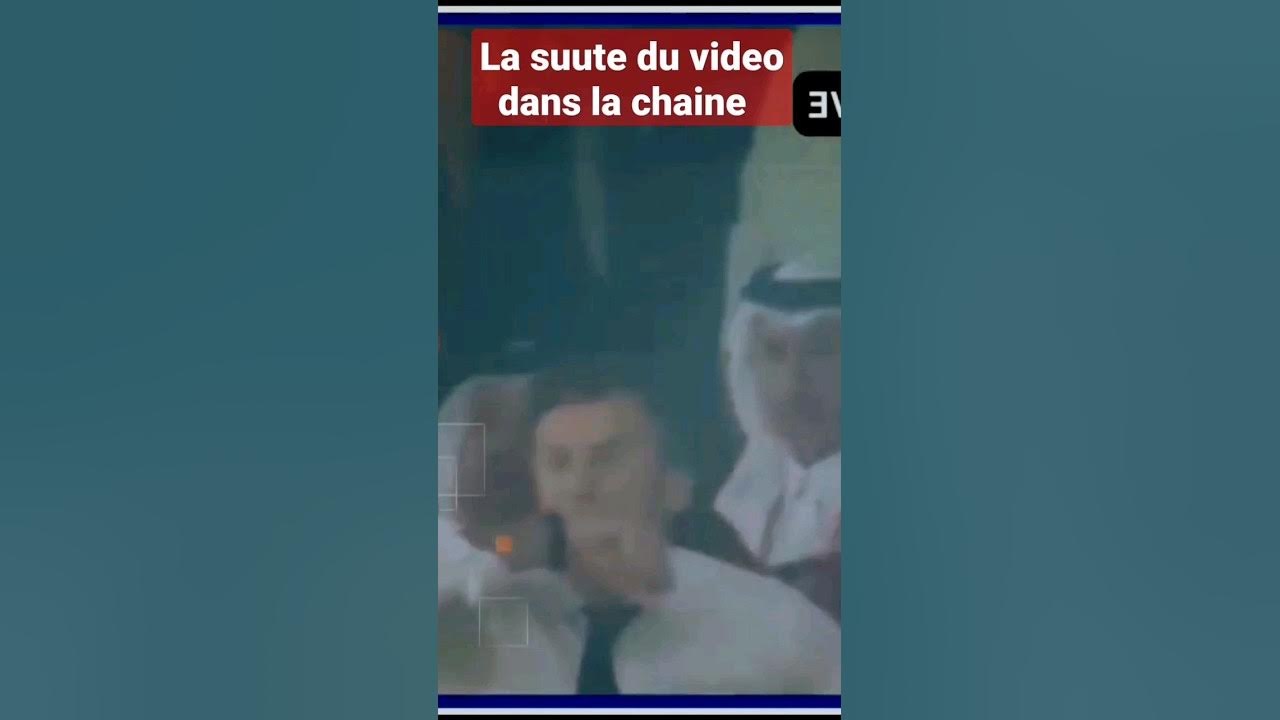 Réactions folles au président Macron qui n'ont pas été capturées ,lors du match france_argentine