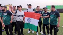 TBI Cricket players With the National Flag | War Series 2022