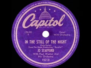 1947 Jo Stafford In The Still Of The Night