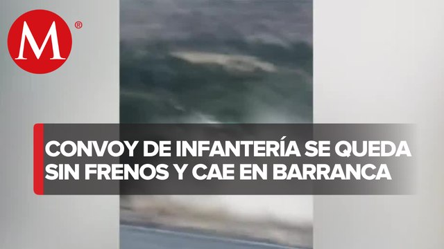 Vuelca camión militar en Jalisco, hay un muerto y cuatro heridos