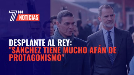 Desplante al rey: 'Sánchez tiene mucho afán de protagonismo'