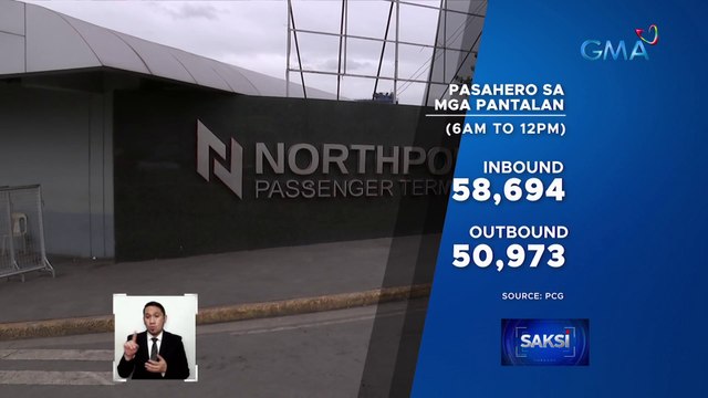 PCG: Mga pasaherong pauwi ngayong holiday season, dagsa na sa mga pantalan | Saksi