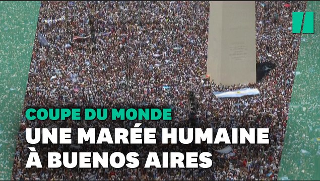 Marée humaine à Buenos Aires pour fêter Messi et la Coupe du Monde