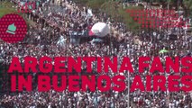 Buenos Aires filled with 100,000 fans