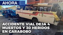 Accidente vial en Carabobo deja 4 fallecidos y 30 heridos - 20Dic @VPItv