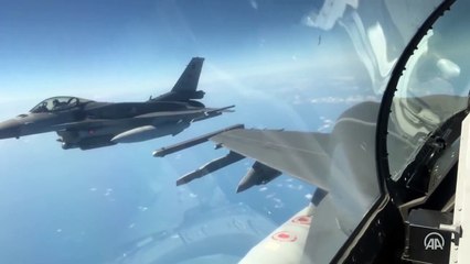 MSB: Yunanistan uçakları NATO uçuşunu önlemeye çalıştı, Hava Kuvvetlerimiz karşılık verdi