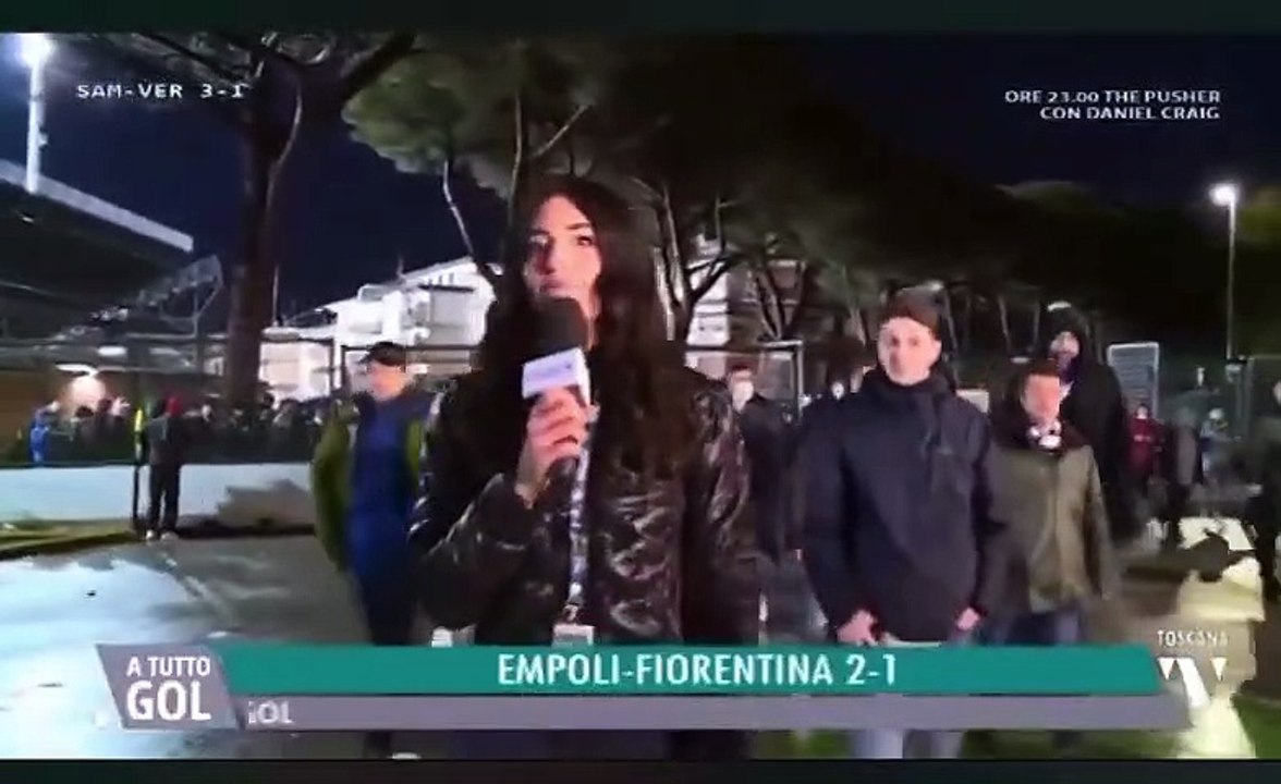 Italie: Une peine de 18 mois de prison avec sursis a été prononcée contre un supporter de football qui avait donné une fessée à une journaliste télé en direct après un match