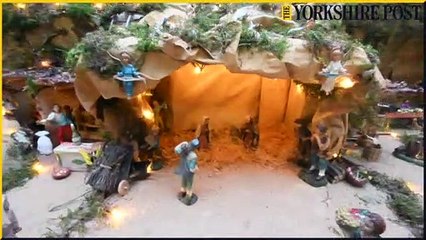 Handmade Christmas Nativity Scene Harrogate