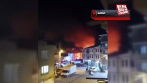 Bursa'da metruk binada yangın çıktı