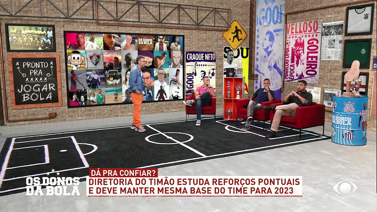 Neto avalia possíveis reforços do Corinthians para 2023 20/12/2022 15:01:13