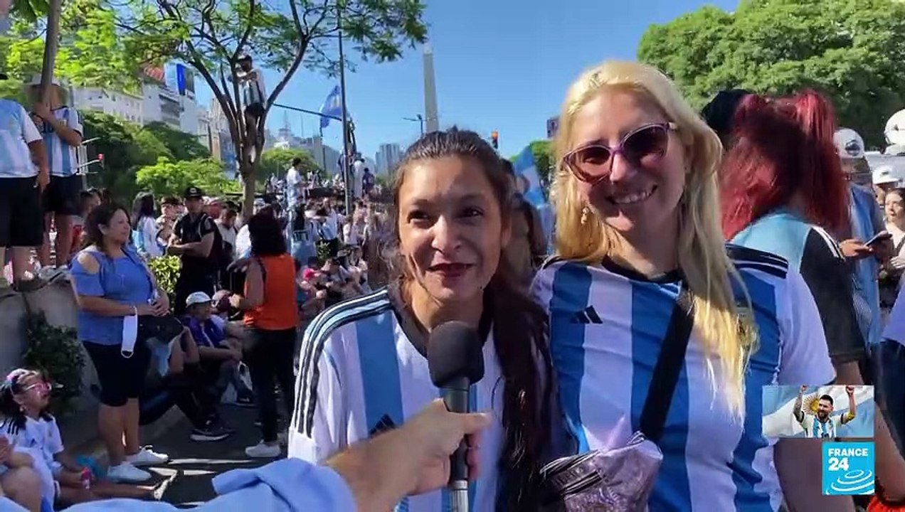 Festivo nacional en Argentina: la afición recibe con júbilo a los campeones del mundo