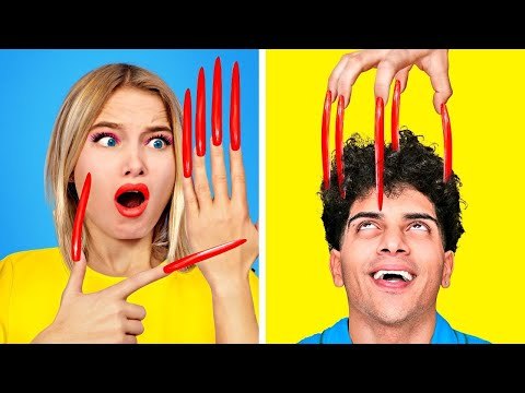 Problèmes DINGUES d’ongles longs – Comment gagner le concours de beauté - Histoire de La La L´R