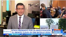 NTN24 fue premiado por el reportaje de investigación “El aborto: claves para una batalla legal”