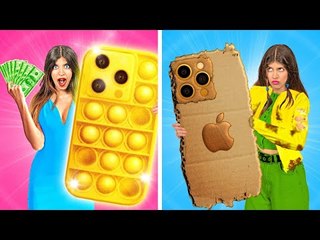 L'IPHONE magique exauce les vœux - RICHE VS PAUVRE | Comment devenir populaire La La Life School