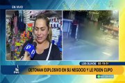 Extorsionadores lanzan explosivo a negocio en Los Olivos: exigen el pago de S/ 15 mil