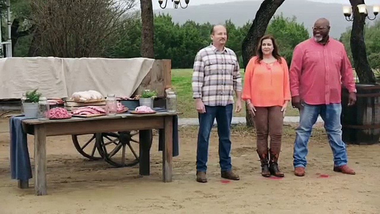 BBQ Brawl Flay vs Symon Se1 Ep01 Backyard BBQ HD Watch HD