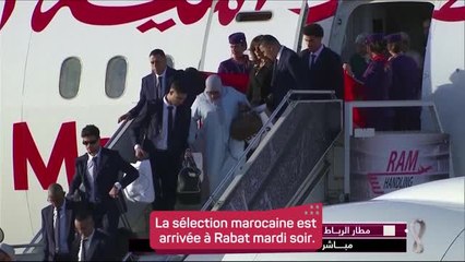Maroc - Les Lions de l'Atlas accueillis en héros à Rabat