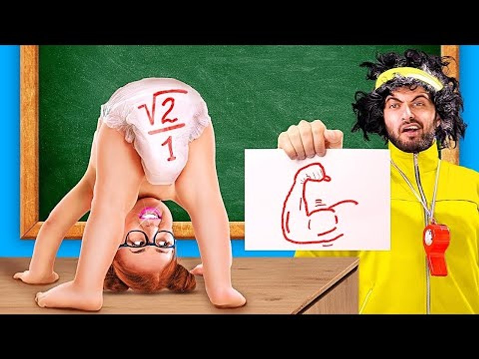 La SEULE FILLE dans une école de sportifs - Intello VS sportif | D'Intello à populaire par La La L'r