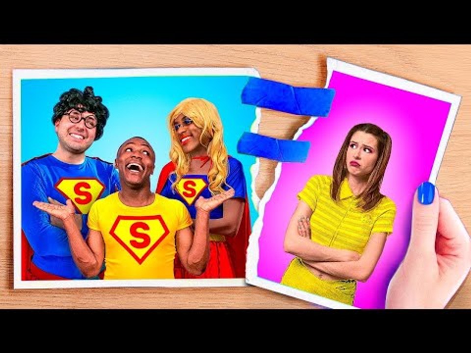 J'ai été adoptée par des gens bizarres ! Mes PARENTS sont des SUPERHÉROS | Superhéros par La La L'r