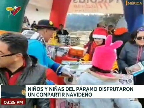 Mérida | Más de 600 niños disfrutan de actividades recreativas en el parque Nacional Sierra Nevada