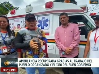 Lara | Autoridades regionales entregan ambulancia repotenciadas en el mcpio. Andrés Eloy Blanco