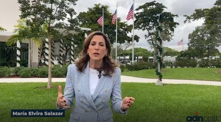 Download Video: María Elvira Salazar pide que no deporten a los cubanos detenidos.