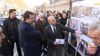 İmamoğlu, restore edilen 'Fener Evleri'nde incelemelerde bulundu