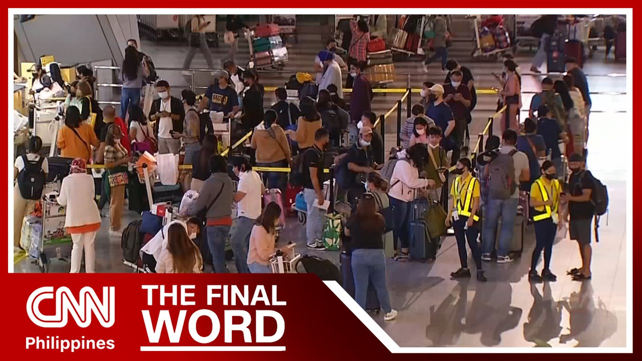 December passenger volume in NAIA three times higher compared to 2021 | The Final Word