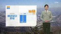 [날씨] 내일도 예년보다 추워...수요일 전국 곳곳에 눈 / YTN