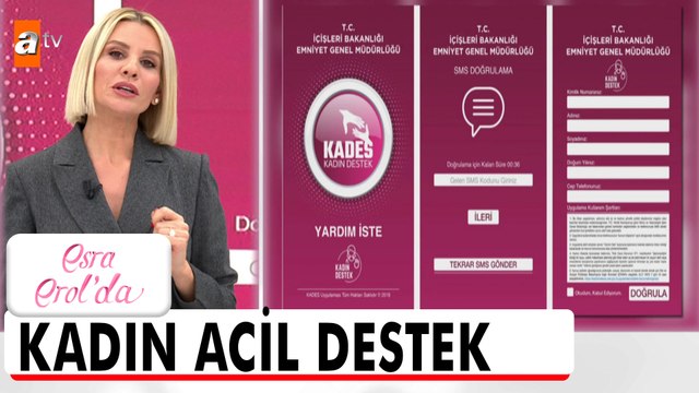 Şiddete karşı tek dokunuş KADES! - Esra Erol'da 26 Aralık 2022