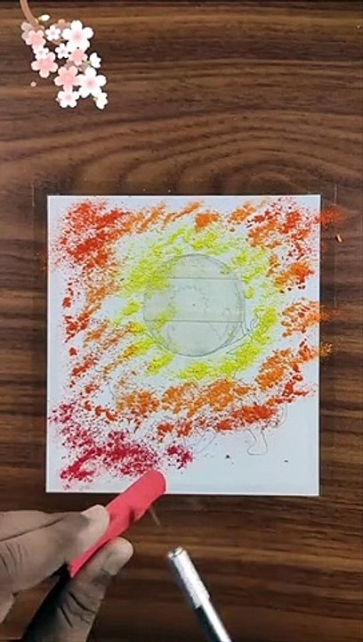 Meri maa k barabar koi nhi- Navratri drawing - Durga Mata drawing #shorts