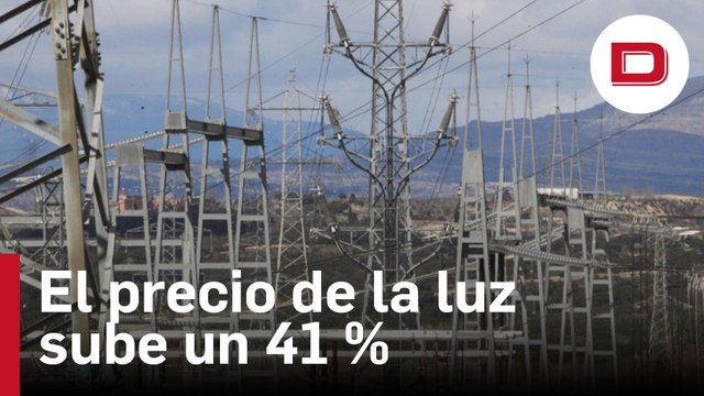 El precio de la luz sube un 41 % este martes, hasta 113,72 euros/MWh