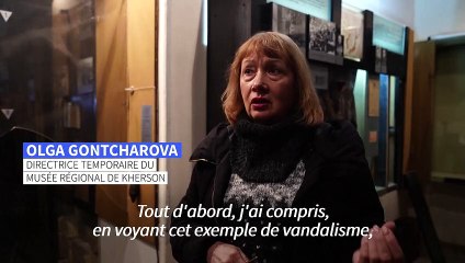 Le musée de Kherson sous le choc, après des pillages russes