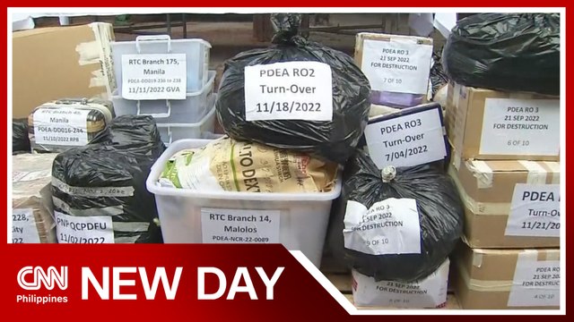 Over ₱7-B illegal drugs destroyed by PDEA | New Day