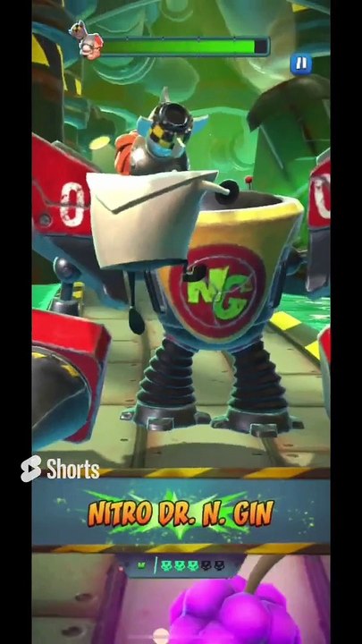 Nitro Dr. N. Gin Battle Run Gameplay On Sewer or Later - Crash Bandicoot: On The Run!